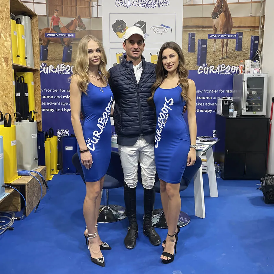 Cavaliere con Curaboots