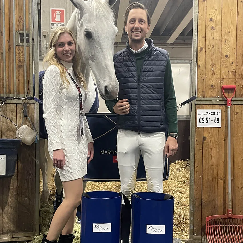 Cavaliere con Curaboots