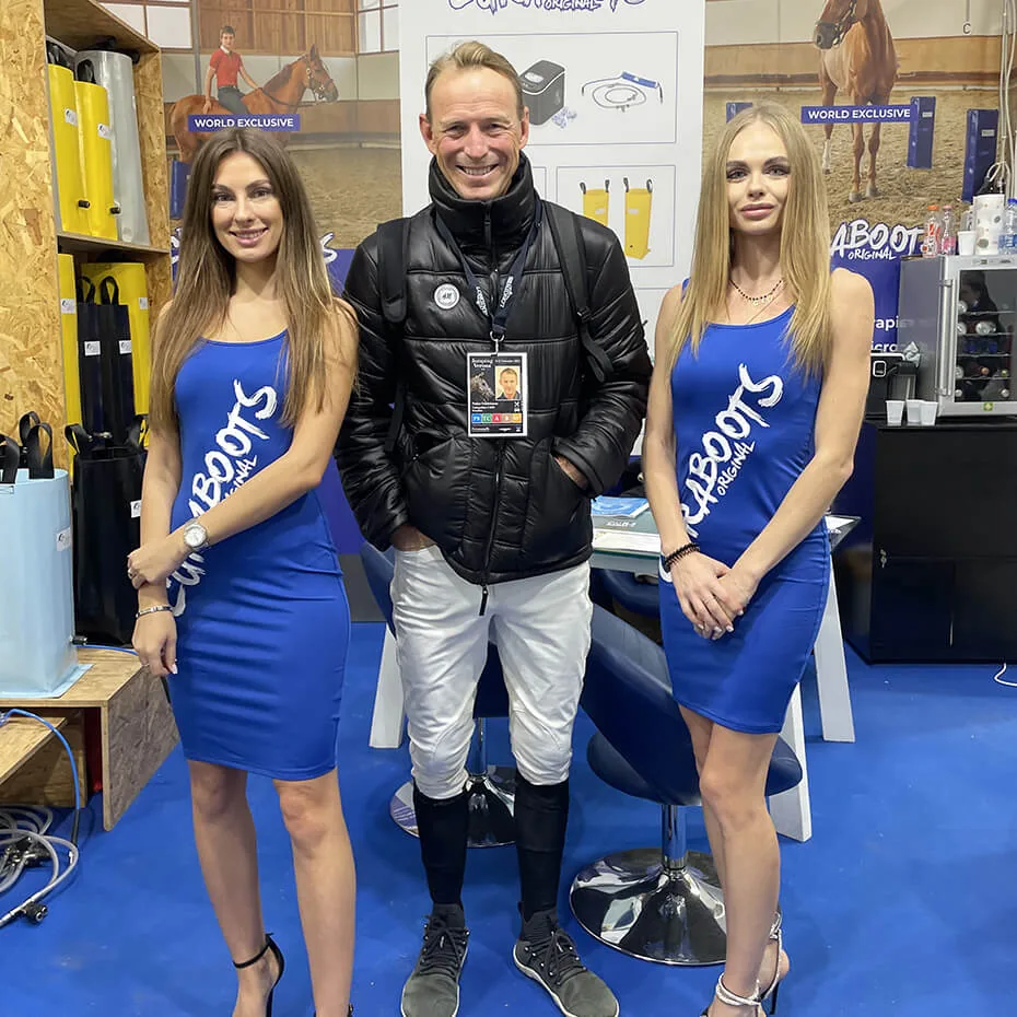 Cavaliere con Curaboots